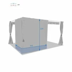 Rideaux Ardoises Pour Tonnelle Rectangulaire Palmeira Hespéride 9 Rideaux Ardoises Pour Tonnelle Rectangulaire Palmeira Hespéride -Ledepot Mobilier Magasin rideaux ardoises pour tonnelle rectangulaire palmeira hesperide 3