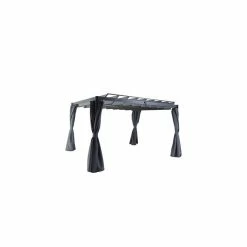 Rideaux Opaques Pour Tonnelle Belize 3,8x3m Hespéride -Ledepot Mobilier Magasin rideaux opaques pour tonnelle belize 38x3m hesperide 2