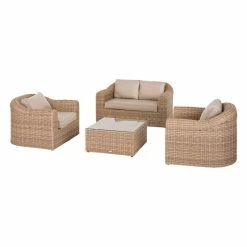 Salon 4 Places Moorea Savana Hespéride -Ledepot Mobilier Magasin salon 4 places moorea savana hesperide 1