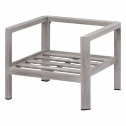 Salon De Jardin 5 Places Jauca Noisette / Gris Boisé Hespéride -Ledepot Mobilier Magasin salon de jardin 5 places jauca noisette gris boise hesperide 1 7