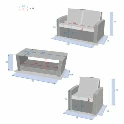 Salon De Jardin Polynésia Coloris Havane Hespéride -Ledepot Mobilier Magasin salon de jardin polynesia coloris havan hesperide 8