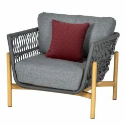 Salon De Jardin 5 Places Rubby Graphite Hespéride -Ledepot Mobilier Magasin salon de jardin rubby graphite premium hesperide 4