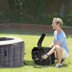 Spa Gonflable 4 Places Ardoise Carré Intex -Ledepot Mobilier Magasin spa gonflable 4 places ardoise carre intex 6