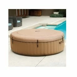 Spa Gonflable Sahara Rond 6 Places Intex -Ledepot Mobilier Magasin spa gonflable intex rond beige 6 places 7