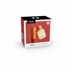 Spot Aria En Bois Et Tissu Blanc Ostaria -Ledepot Mobilier Magasin spot aria en bois et tissu blanc ostaria 2