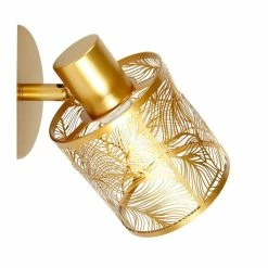 Spot Calathéa Métal Ajouré Doré Ostaria -Ledepot Mobilier Magasin spot calathea metal ajoure dore ostaria 2