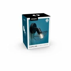 Spot Capeline En Métal Filaire Noir Ostaria 7 Spot Capeline En Métal Filaire Noir Ostaria -Ledepot Mobilier Magasin spot capeline en metal filaire noir ostaria 2