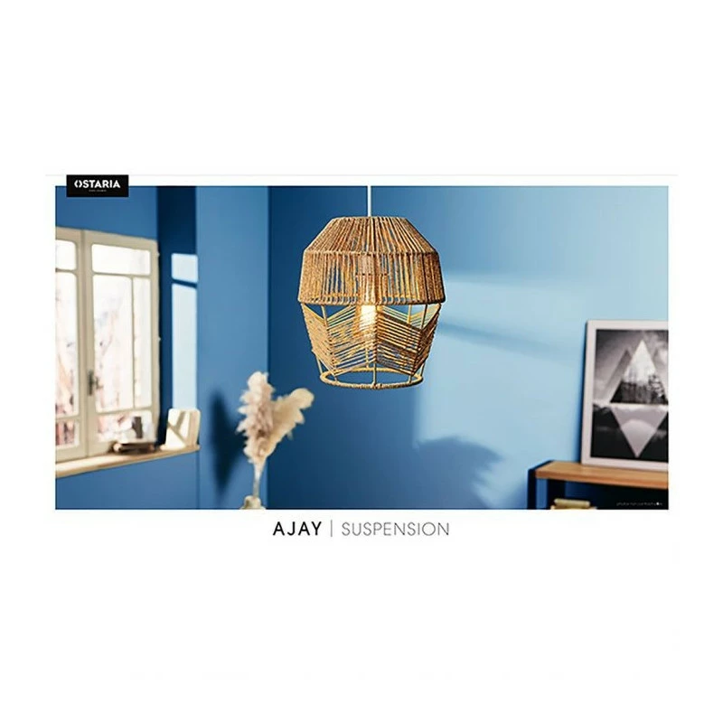 Suspension En Corde Ajay Naturelle Ostaria 4 Suspension En Corde Ajay Naturelle Ostaria – Image 2