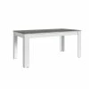 Table à Manger 180cm Blanc Et Gris Béton Gent -Ledepot Mobilier Magasin table a manger 180cm blanc et gris beton gent