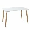 Table à Manger Blanc Roka Atmosphera -Ledepot Mobilier Magasin table a manger blanc roka atmosphera