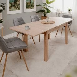 Table à Manger Extensible 120/200 Cm Longford -Ledepot Mobilier Magasin table a manger extensible 120200 cm longford 1 1