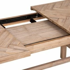 Table à Manger Extensible Bois D'acacia Aeris Atmosphera -Ledepot Mobilier Magasin table a manger extensible bois d acacia aeris atmosphera 1 3