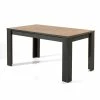 Table à Manger 160 Cm Coloris Noir Et Bois Wiva -Ledepot Mobilier Magasin table a manger lodz 160cm