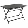 Table Alu Pliante Azua 4 Places Graphite Hespéride -Ledepot Mobilier Magasin table aluminium azua 4 places graphite hesperide