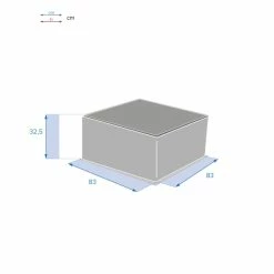 Table Basse Extérieure Carrée Savinia Coloris Tahini Hespéride -Ledepot Mobilier Magasin table basse exterieure carree savinia coloris tahini hesperide 3