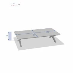 Table Basse Extérieure Embruns Praline Hespéride -Ledepot Mobilier Magasin table basse exterieure embruns praline hesperide 2
