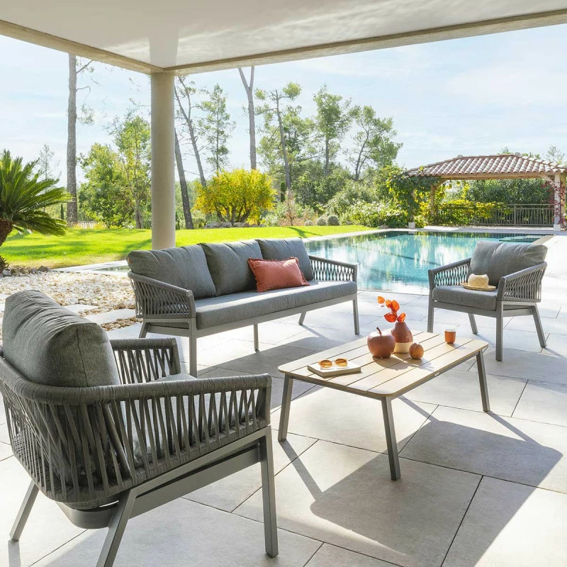 Table Basse Extérieure Oriengo Graphite Hespéride 4 Table Basse Extérieure Oriengo Graphite Hespéride – Image 2