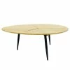 Table Basse Ovale Miller Pieds Métal -Ledepot Mobilier Magasin table basse ovale miller pieds metal