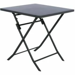 Table Carrée Pliante Greensboro 2p Graphite Hespéride