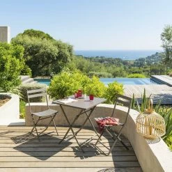 Table Carrée Pliante Greensboro 2p Tonka Hespéride 9 Table Carrée Pliante Greensboro 2p Tonka Hespéride -Ledepot Mobilier Magasin table carree greensboro tonka hesperide 2