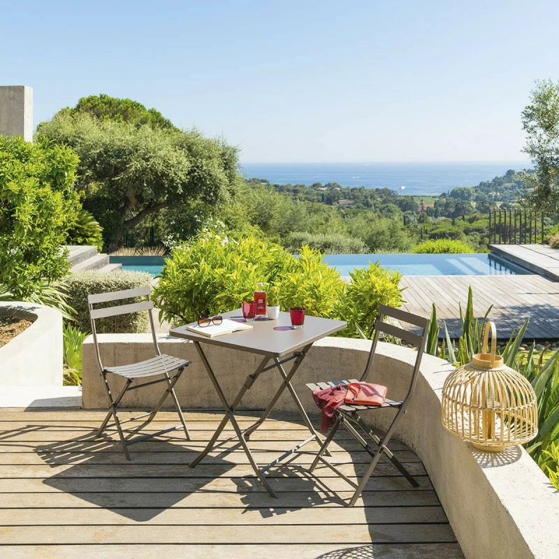 Table Carrée Pliante Greensboro 2p Tonka Hespéride 5 Table Carrée Pliante Greensboro 2p Tonka Hespéride – Image 3