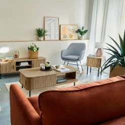 Table De Chevet 2 Portes Colva Atmosphera -Ledepot Mobilier Magasin table de chevet 2 portes colva atmosphera 3