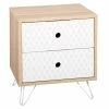 Table De Chevet 2 Tiroirs Effy Atmosphera -Ledepot Mobilier Magasin table de chevet 2 tiroirs effy atmosphera