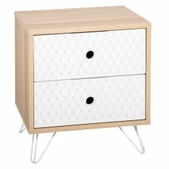 Table De Chevet 2 Tiroirs Effy Atmosphera