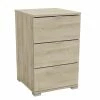 Demeyere Table De Chevet 3 Tiroirs Perfect Naturel -Ledepot Mobilier Magasin table de chevet 3 tiroirs perfect naturel