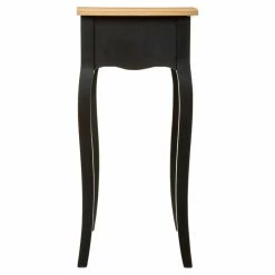 Table De Chevet Chrysa Noire Atmosphera -Ledepot Mobilier Magasin table de chevet chrysa noire atmosphera 2