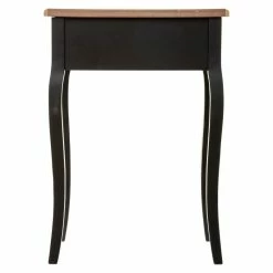 Table De Chevet Chrysa Noire Atmosphera -Ledepot Mobilier Magasin table de chevet chrysa noire atmosphera 3