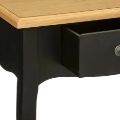 Table De Chevet Chrysa Noire Atmosphera -Ledepot Mobilier Magasin table de chevet chrysa noire atmosphera 4