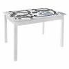Table Enfant Bois Blanc Circuit Voitures Atmosphera