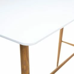 Table Haute Blanche Roka Atmosphera -Ledepot Mobilier Magasin table haute blanche roka atmosphera 2