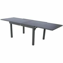 Table Rectangulaire Extensible Piazza 10 P. Graphite Hespéride -Ledepot Mobilier Magasin table rectangulaire extensible piazza 10 personnes graphite hesperide 3