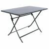 Table Rectangulaire Pliante Greensboro 4p Graphite Hespéride