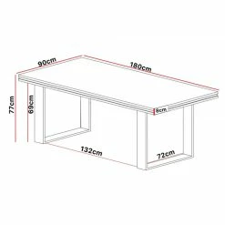 Table Salle Manger 180 Cm Marseille -Ledepot Mobilier Magasin table salle manger 180 cm marseille 1 2