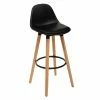 Tabouret Bar Maxon Simili Noir Atmosphera -Ledepot Mobilier Magasin tabouret bar maxon simili noir atmosphera