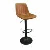 Tabouret De Bar Barcelona PU Cognac -Ledepot Mobilier Magasin tabouret de bar barcelona pu cognac