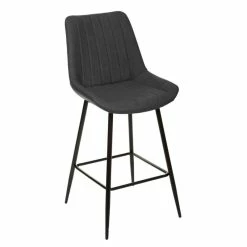 Tabouret De Bar Gris Ardoise Olwen Atmosphera