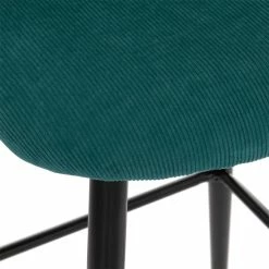 Tabouret De Bar Jade Céleste Pieds Noirs Atmosphera -Ledepot Mobilier Magasin tabouret de bar jade celeste pieds noirs atmosphera 1