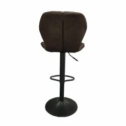 Tabouret De Bar Malaga PU Brun Foncé -Ledepot Mobilier Magasin tabouret de bar malaga pu brun fonce 2
