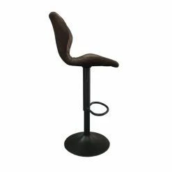 Tabouret De Bar Malaga PU Brun Foncé -Ledepot Mobilier Magasin tabouret de bar malaga pu brun fonce 4