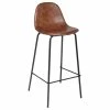 Tabouret De Bar Marron Vladi Atmosphera -Ledepot Mobilier Magasin tabouret de bar marron collection vladi