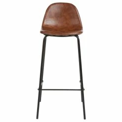 Tabouret De Bar Marron Vladi Atmosphera -Ledepot Mobilier Magasin tabouret de bar marron collection vladi 2