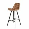 Tabouret De Bar Palmas PU Cognac