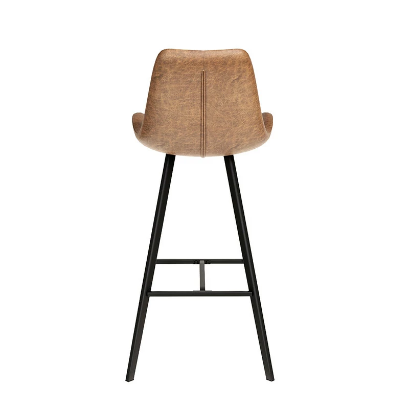 Tabouret De Bar Palmas PU Cognac 5 Tabouret De Bar Palmas PU Cognac – Image 3