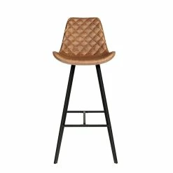 Tabouret De Bar Palmas PU Cognac 13 Tabouret De Bar Palmas PU Cognac -Ledepot Mobilier Magasin tabouret de bar palmas pu cognac 5