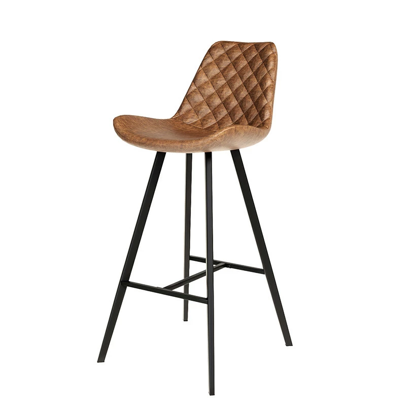 Tabouret De Bar Palmas PU Cognac 3 Tabouret De Bar Palmas PU Cognac