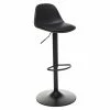 Tabouret De Bar Réglable Noir Aiko Atmosphera -Ledepot Mobilier Magasin tabouret de bar reglable noir aiko atmosphera